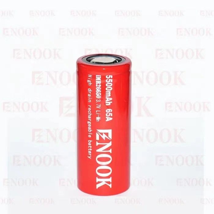 5500mAh 3.7V بطارية ليثيوم أيون 26650 قابلة لإعادة الشحن 18650 بطارية سطحية عالية التفريغ