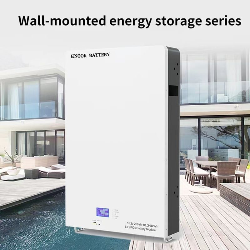 بطارية PowerWall 51.2V 100Ah لتخزين الطاقة المنزلية لموارد الطاقة طويلة الأجل
