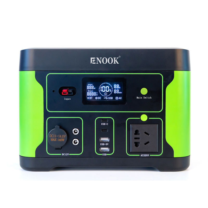 محطة الطاقة المحمولة للطاقة الشمسية للخارج الطارئة 500W نوع بطارية LFP