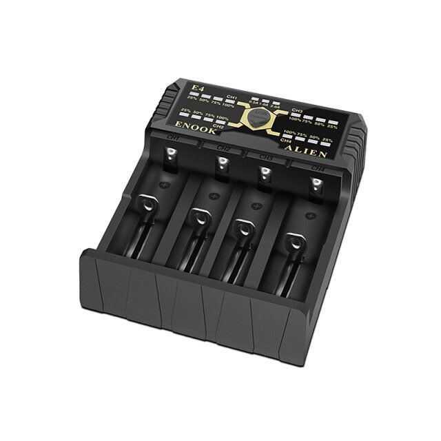 إينوك E4 بطاريات لي أيون شاحن تفريغ مع شحن أكي DC 3.6V / 3.7V