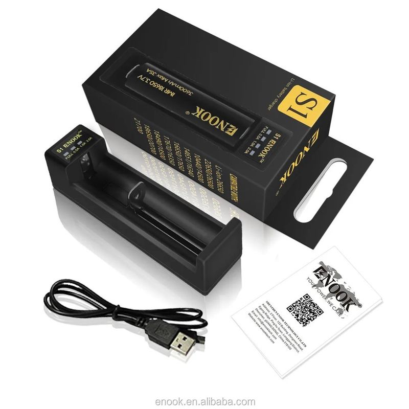 DC 4.2V بطاريات لي أيون شاحن شاحن ذكي متعدد مع 2A 1A 0.5A التيار