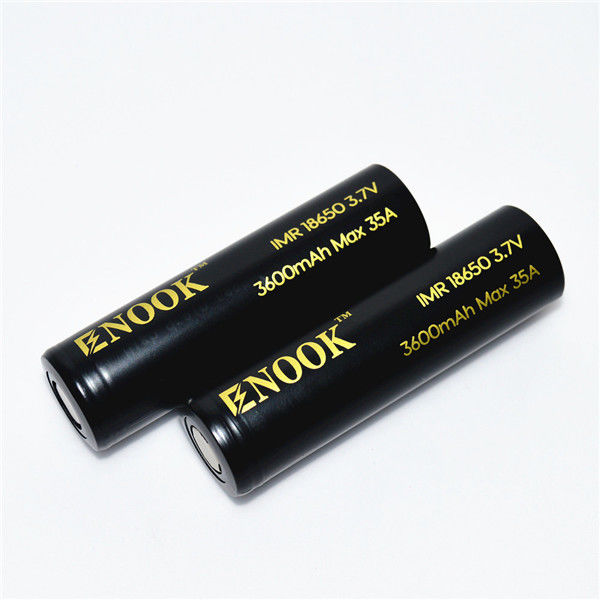 معدل تفريغ عالي 3600mAh ماكس 35A 18650 بطارية قابلة لإعادة الشحن 3.7 فولت بطارية ليثيوم أيون