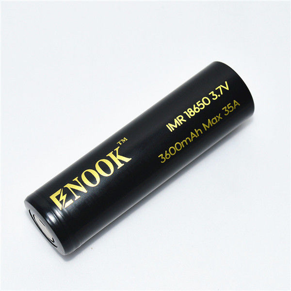 معدل تفريغ عالي 3600mAh ماكس 35A 18650 بطارية قابلة لإعادة الشحن 3.7 فولت بطارية ليثيوم أيون