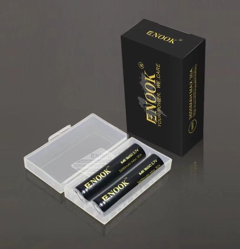 18650 بطارية ليثيوم أيون قابلة لإعادة الشحن 3.7 فولت 3600mAh نوع سطحي