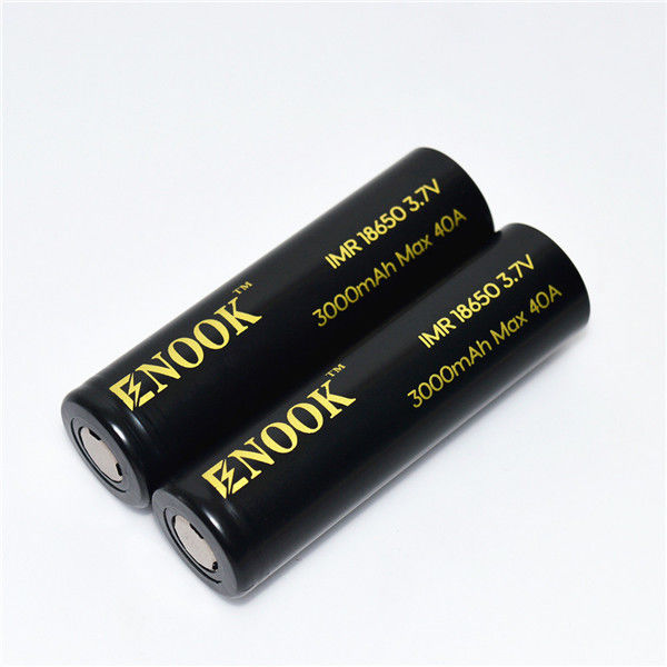 بطارية ليثيوم أيون قابلة لإعادة الشحن ذات سعة عالية 40A 18650 3.7 فولت بطارية 3000mah