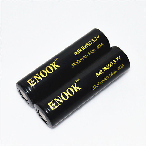3100mAh 3.7V 18650 بطاريات ليتو آيون 40A بطاريات قابلة لإعادة الشحن