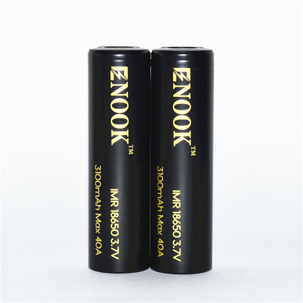 3100mAh 3.7V 18650 بطاريات ليتو آيون 40A بطاريات قابلة لإعادة الشحن