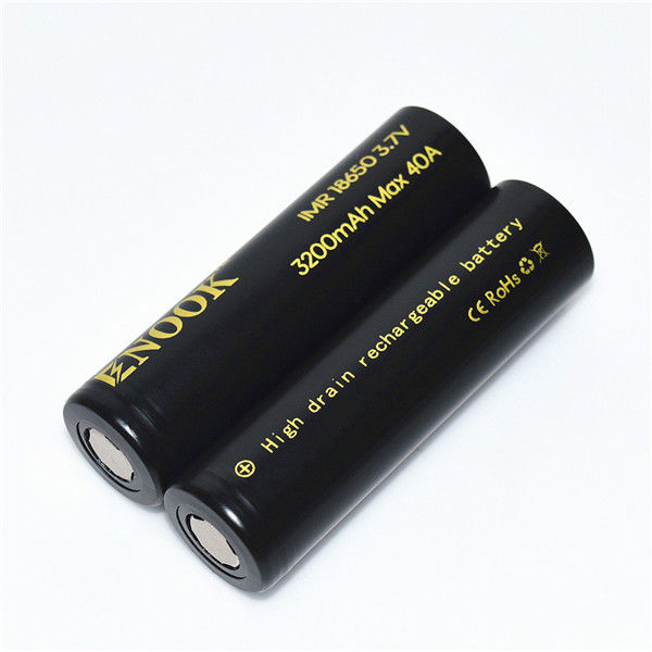 مبيعات ساخنة! الشركة المصنعة 3.7 فولت الخلية القابلة لإعادة الشحن Enook 18650 3200mAh MAX 30A Cdr20 بطارية الليثيوم اليون