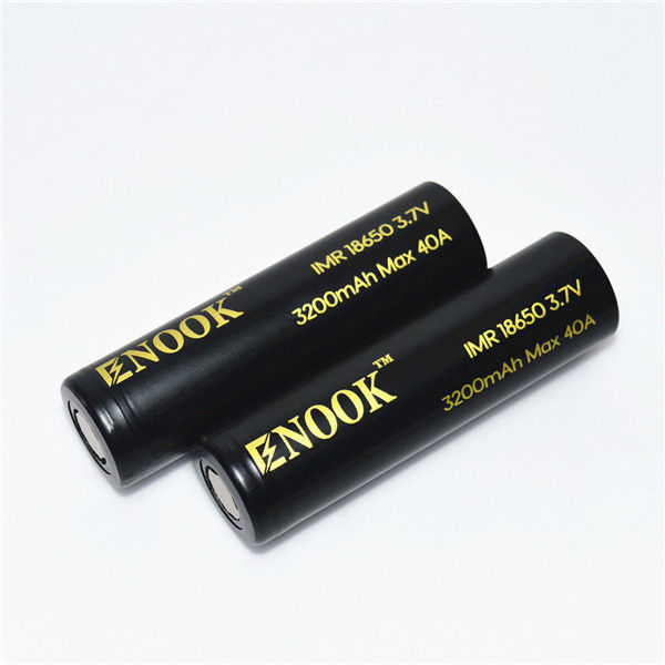 مبيعات ساخنة! الشركة المصنعة 3.7 فولت الخلية القابلة لإعادة الشحن Enook 18650 3200mAh MAX 30A Cdr20 بطارية الليثيوم اليون