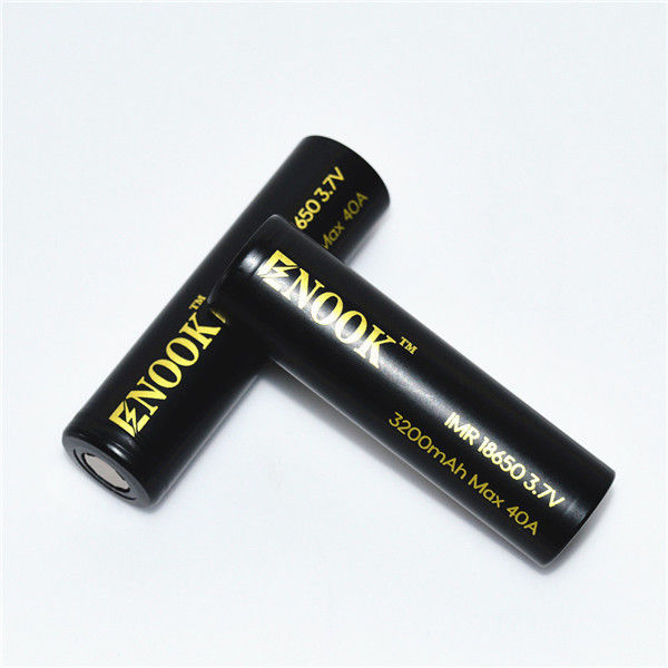 مبيعات ساخنة! الشركة المصنعة 3.7 فولت الخلية القابلة لإعادة الشحن Enook 18650 3200mAh MAX 30A Cdr20 بطارية الليثيوم اليون