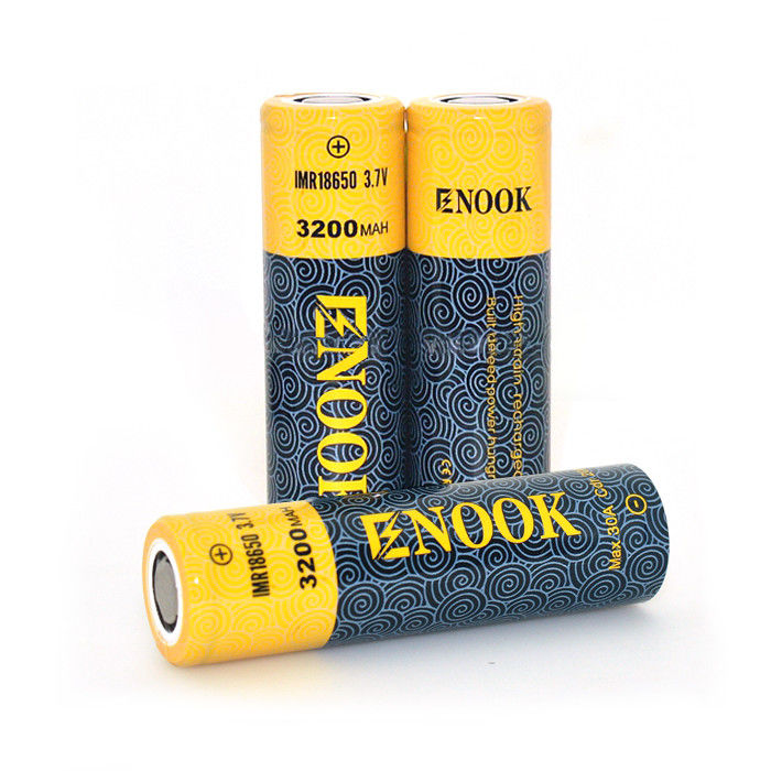 18650 بطارية ليثيوم أيون صغيرة 30A 3.7v 3200mah بطارية قابلة لإعادة الشحن للأدوات الكهربائية