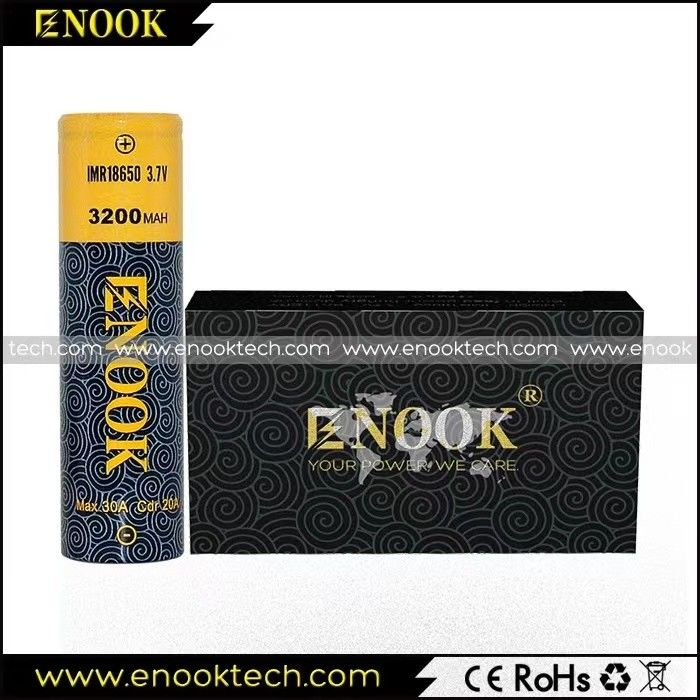 18650 بطارية ليثيوم أيون 3200mAh 3.7 فولت معدل تفريغ مرتفع للكمبيوتر المحمول