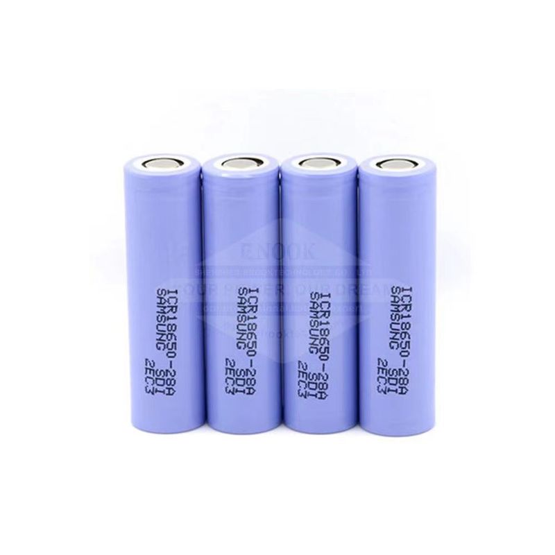 بطارية ليثيوم أيونية قابلة لإعادة الشحن 3.7 فولت 18650 بطارية ليثيوم أيونية 2800mAh بطارية ليثيوم أيونية عالية الطاقة