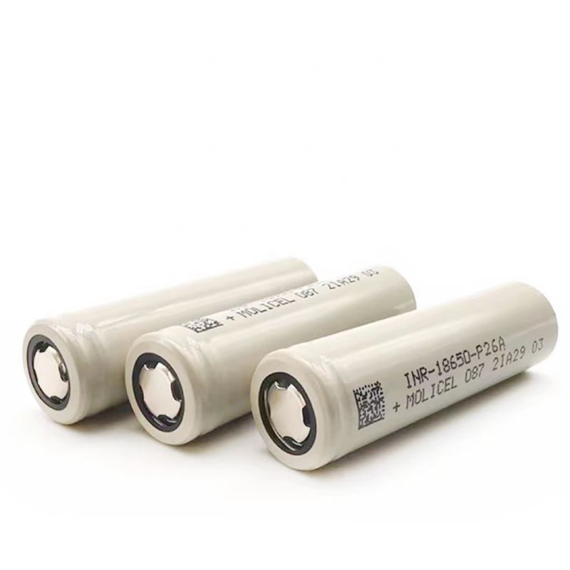 بيع بالجملة خلية عالية الأداء 3.7v I موليكل 3.7v 2600mah 18650 P26A بطارية قابلة لإعادة الشحن للأجهزة الإلكترونية الاستهلاكية