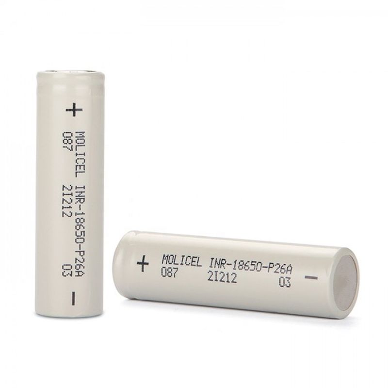 بيع بالجملة خلية عالية الأداء 3.7v I موليكل 3.7v 2600mah 18650 P26A بطارية قابلة لإعادة الشحن للأجهزة الإلكترونية الاستهلاكية