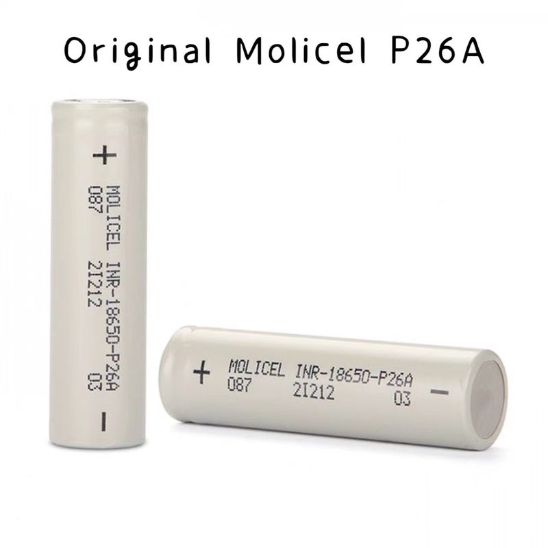 بيع بالجملة خلية عالية الأداء 3.7v I موليكل 3.7v 2600mah 18650 P26A بطارية قابلة لإعادة الشحن للأجهزة الإلكترونية الاستهلاكية