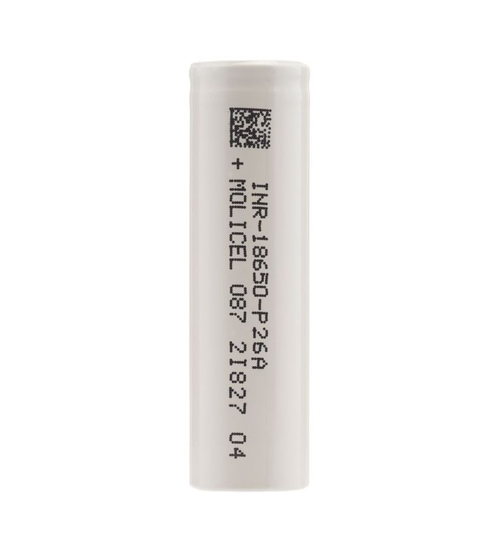 موليسيل P26A 18650 بطارية بطارية ليثيوم أيون 35A 3.7 فولت بطارية قابلة لإعادة الشحن 2600mah