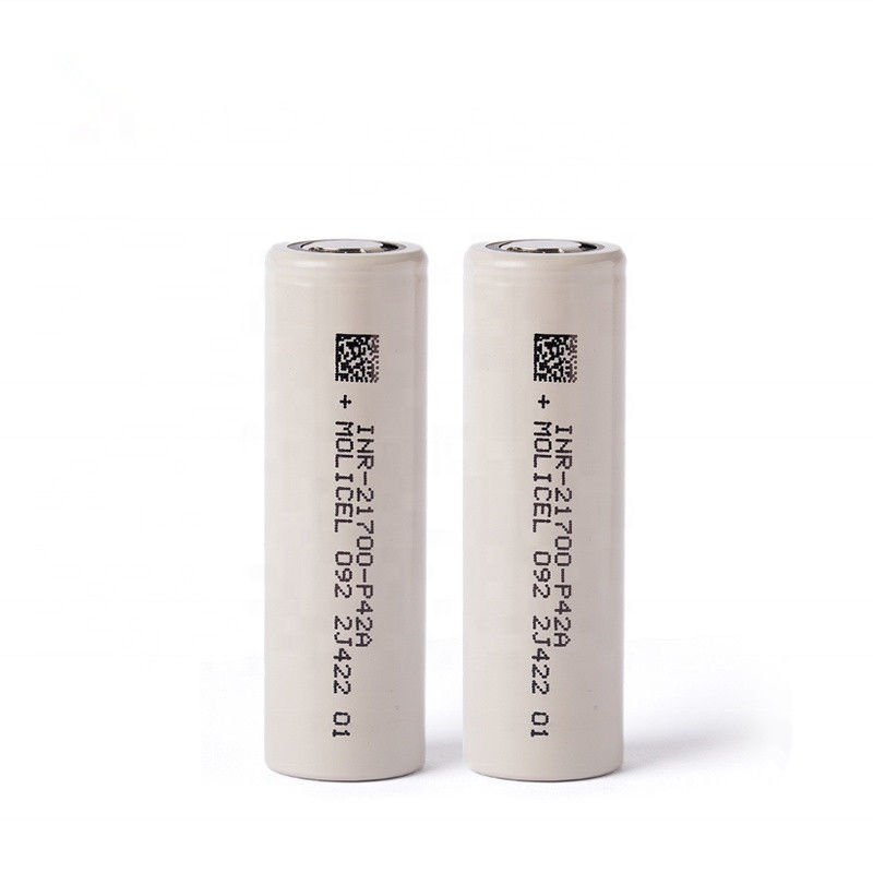 موليسيل P42A بطارية ليثيوم أيون خلية 4200mAh 45A 3.7V 21700 بطارية ليثيوم أيون