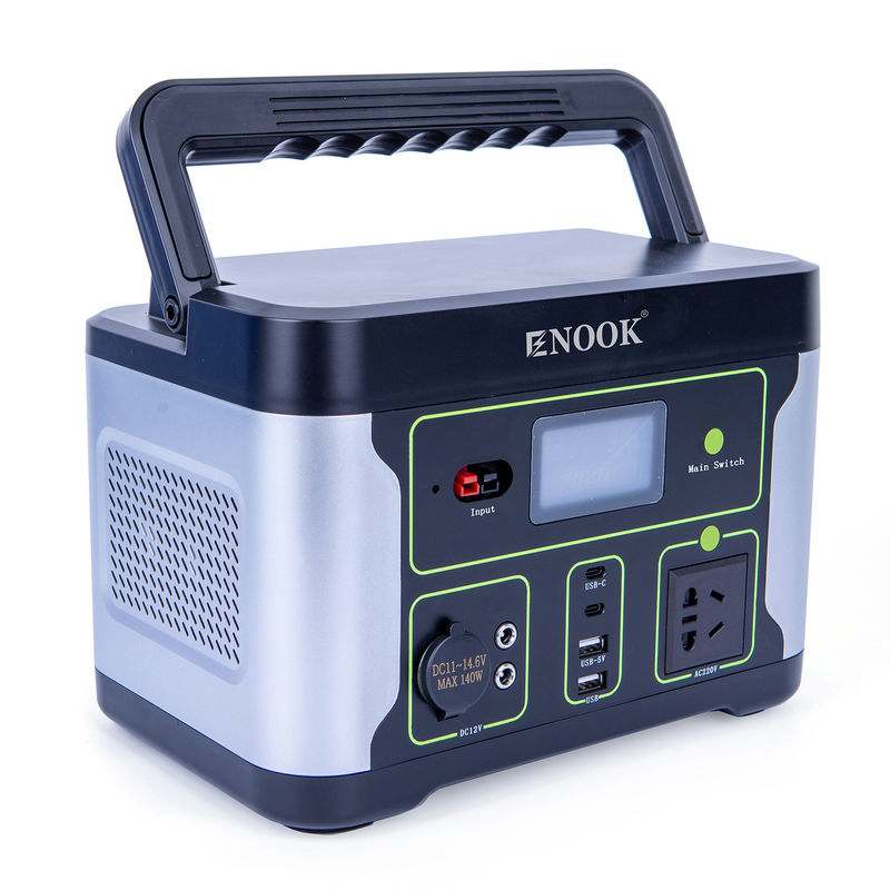 500W محطات الطاقة المحمولة LiFePO4 خارج المنزل بطارية تخزين الطاقة للحاسوب المحمول