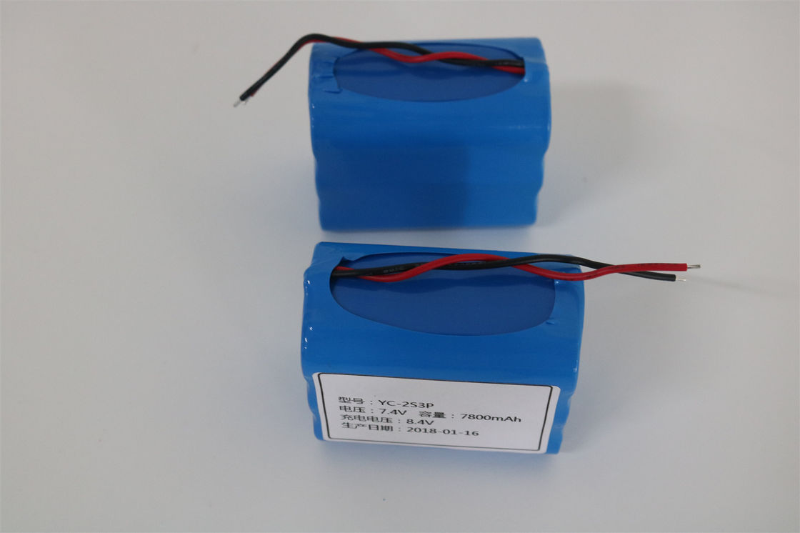 7.4 فولت 7800mah بطارية ليثيوم أيون لـ إبايسكيل و سيارة كهربائية