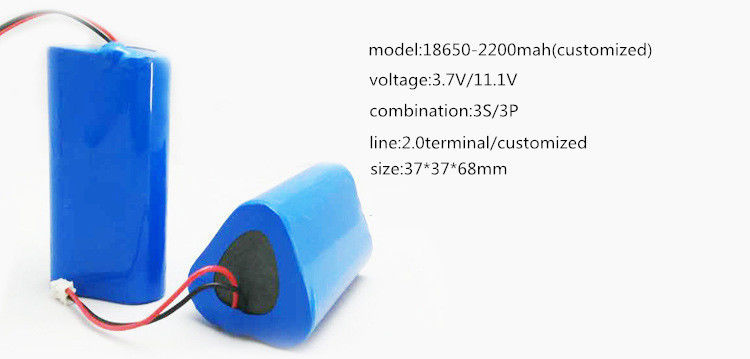 3S3P 18650 بطارية ليثيوم أيون 2200mah 3.7V 11.1V للأدوات الكهربائية
