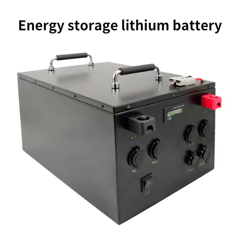 ركن الخادم بطارية ليتيم أيون لعب الغولف 5KW 51.2V 100Ah بطارية قابلة لإعادة الشحن