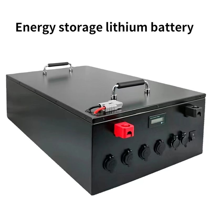 ركن الخادم بطارية ليتيم أيون لعب الغولف 5KW 51.2V 100Ah بطارية قابلة لإعادة الشحن