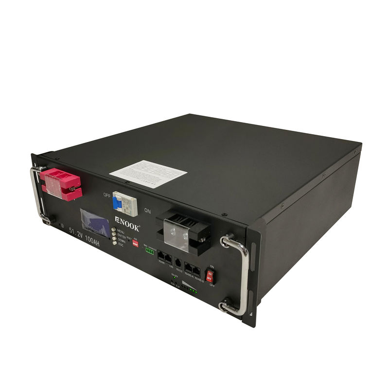 بطارية 5Kw 10Kw 20 Kw خادم رف مثبت 48 فولت Lifepo4 بطارية حزمة للنظام الشمسي