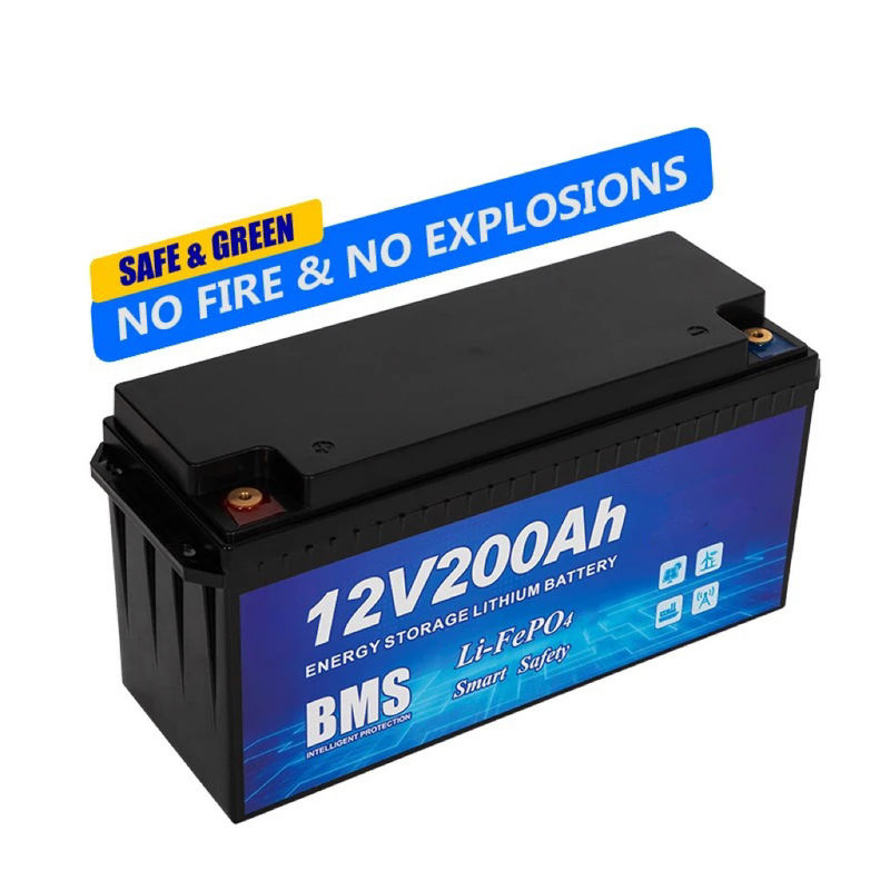 12V 50Ah 100Ah 200Ah 300Ah 400Ah Lifepo4 باك بطارية مع Bms للنظام الشمسي RV سيارة كهربائية دراجة نارية قارب دراجة نارية