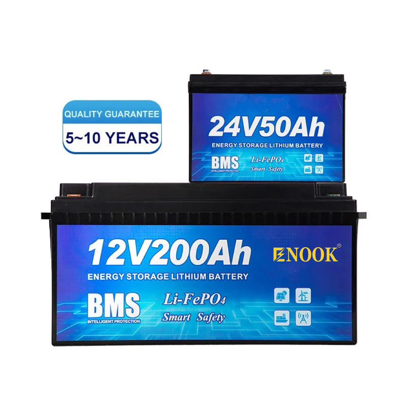 بطاريات لي أيون 12V 24V LFP 50ah 100ah 150ah 200ah 300ah 400ah لنظام تخزين الطاقة الشمسية