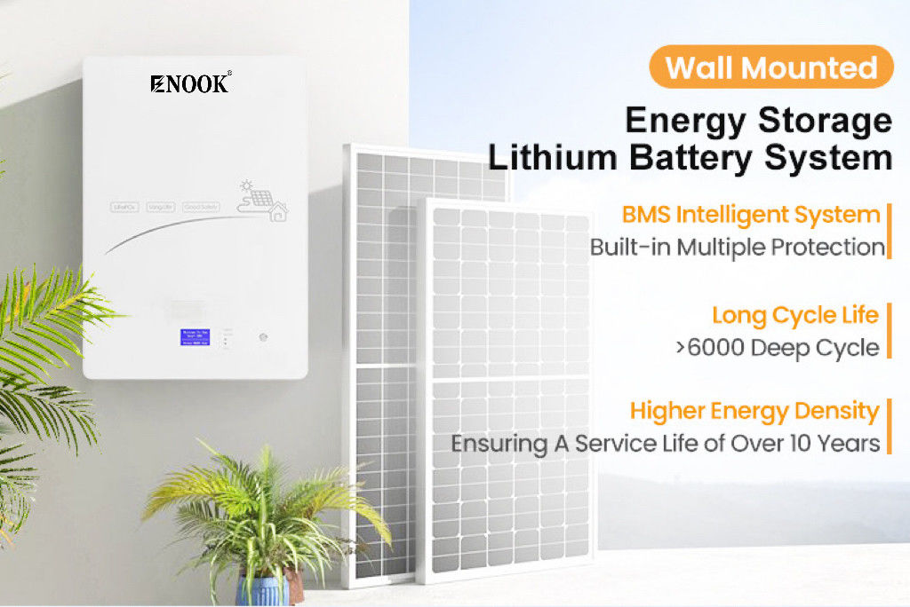الطاقة الشمسية 12.5KWh بطارية ليثيوم أيون 51.2V 100AH للبطارية لتخزين الطاقة الشمسية