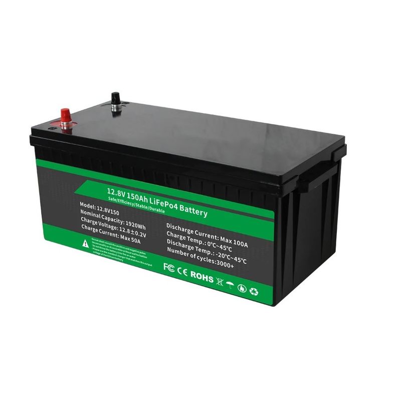 Lifepo4 بطارية الليثيوم أيون الشمسية 12.8v 100ah بطارية الليثيوم حزمة لتخزين الطاقة في المنزل