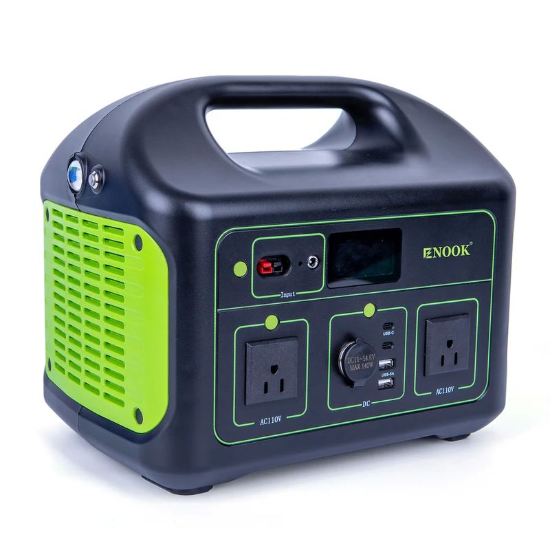 500Wh بطارية LiFePo4 بيت تخزين الطاقة الشمسية الشحن محطة الطاقة المحمولة 1000W