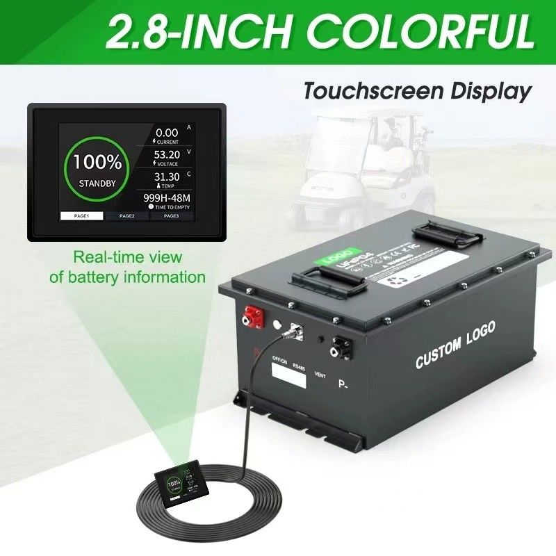 OEM / ODM Lifepo4 بطارية بطارية عربة الغولف 24V 36V 48V 72V 50Ah 100Ah 200Ah مع BMS الذكي