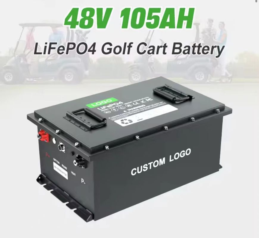 36v 48v 72v 100ah 200ah بطارية عربة الغولف الليثيوم آيون لصالح البيئة